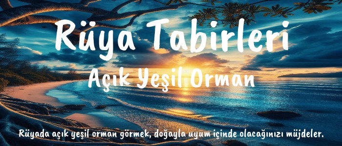 Açık Yeşil Orman